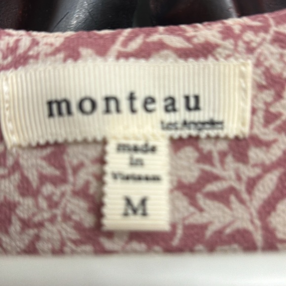 MONTEAU Micro Flower Dress with Pockets - Picture 2 of 8